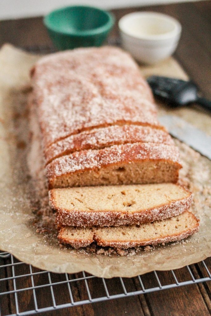 Apple Cider Doughnut Loaf Cake