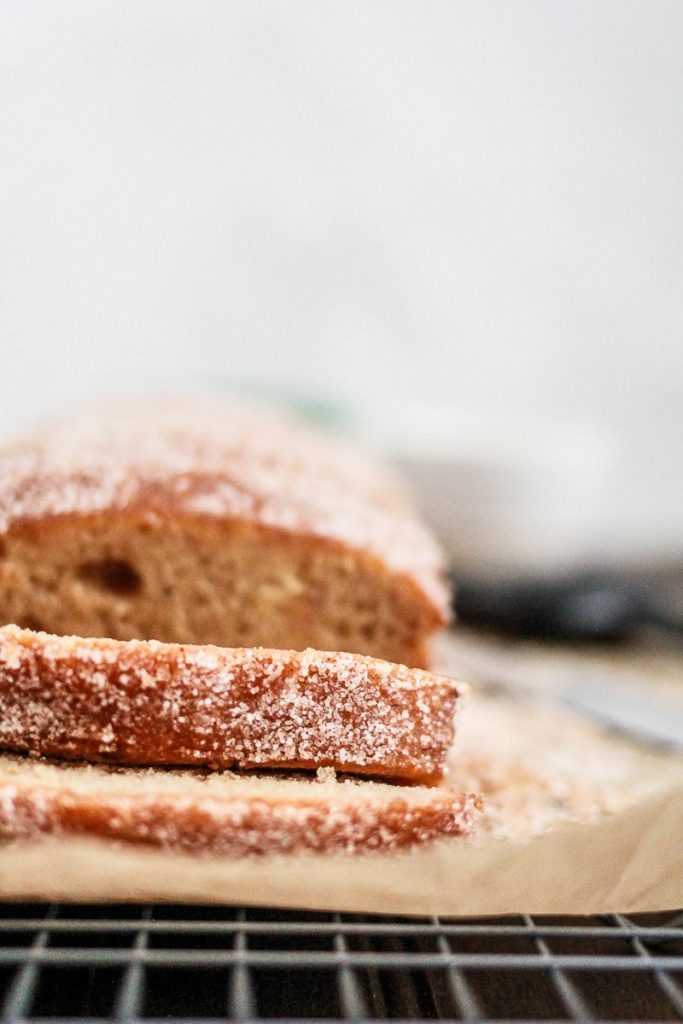 Apple Cider Doughnut Loaf Cake