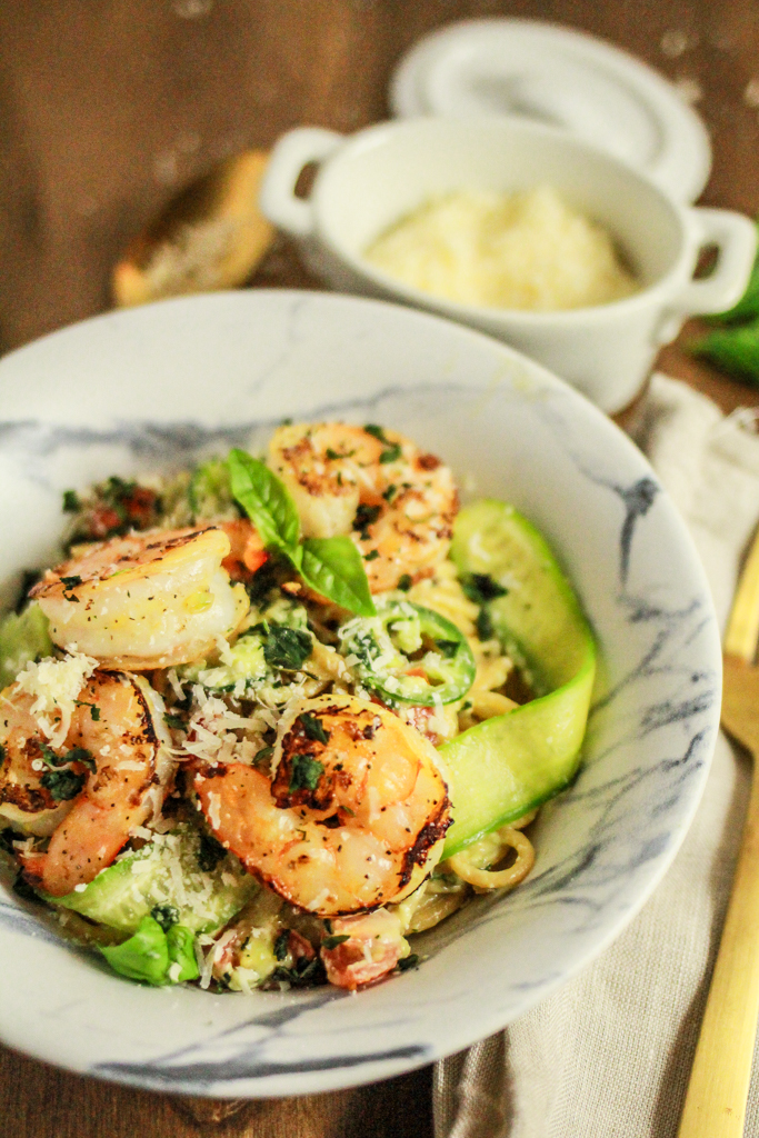 Grilled Shrimp Pasta Salad