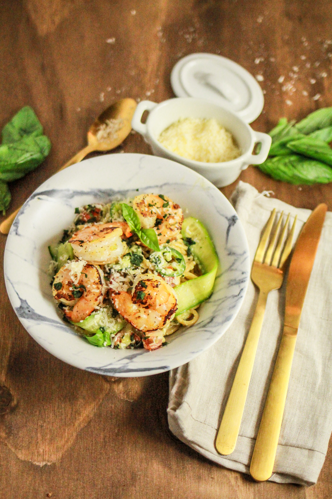 Grilled Shrimp Pasta Salad