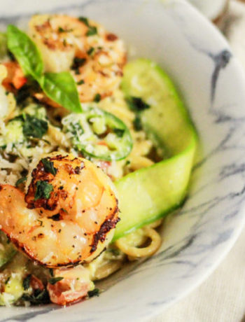 Grilled Shrimp Pasta Salad