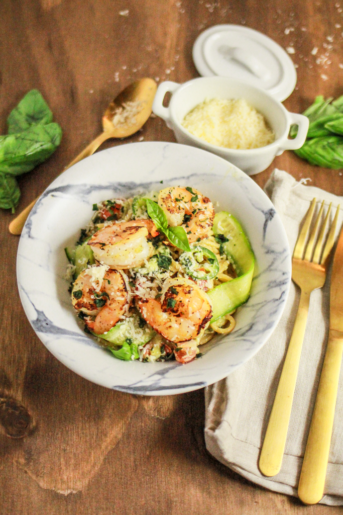 Grilled Shrimp Pasta Salad