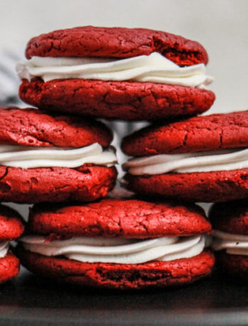 Red Velvet Whoopie Pies