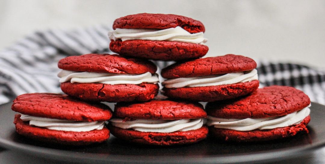 Red Velvet Whoopie Pies