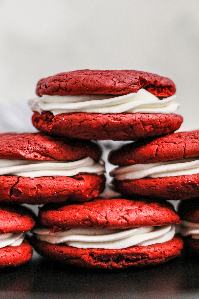 Red Velvet Whoopie Pies