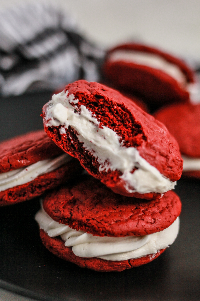 Red Velvet Whoopie Pies