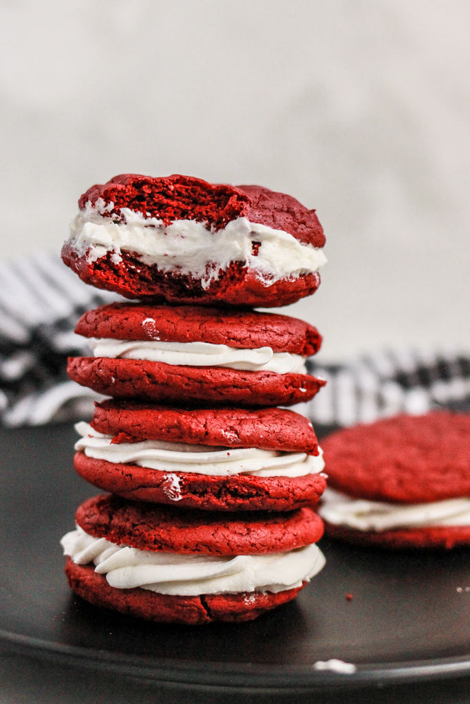 Red Velvet Whoopie Pies