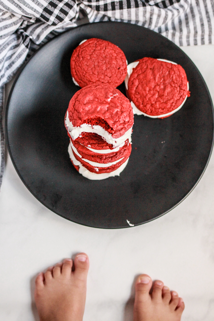 Red Velvet Whoopie Pies