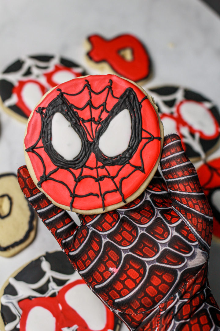 Spider-Man Sugar Cookies