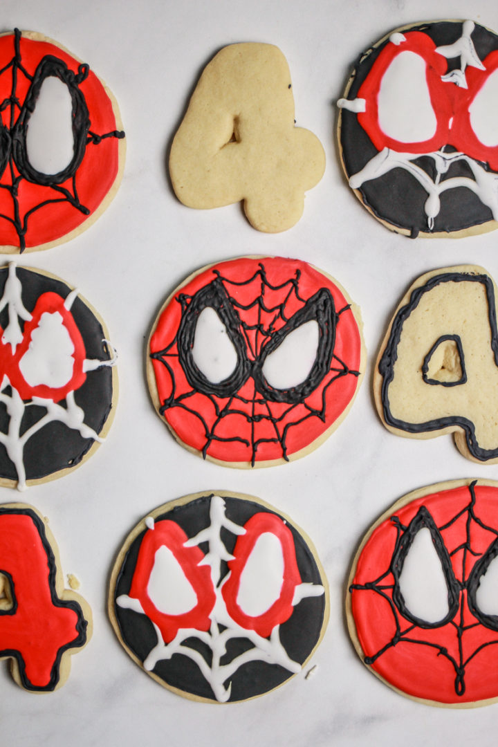 Cookie Decorating Spider-Man Sugar Cookies