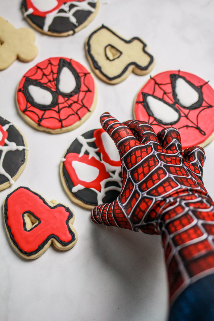 Spider-Man Sugar Cookies