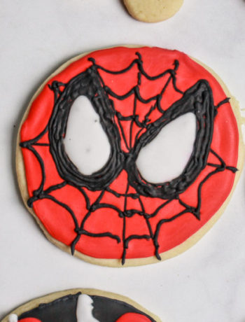 Spider-Man Sugar Cookies