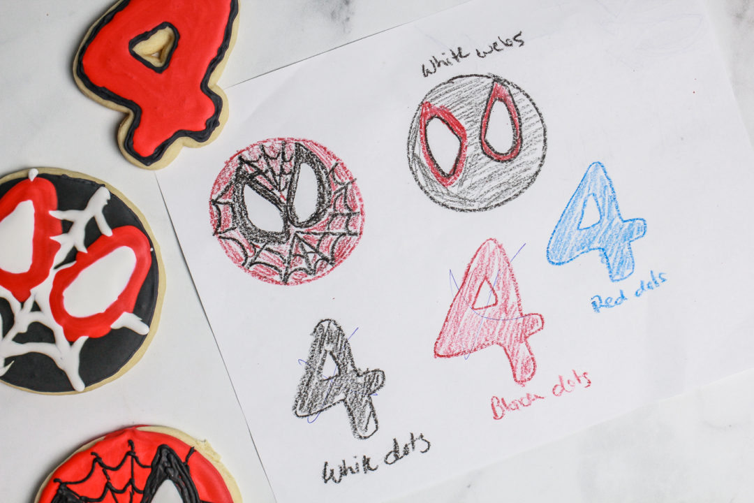 Spider-Man Sugar Cookies