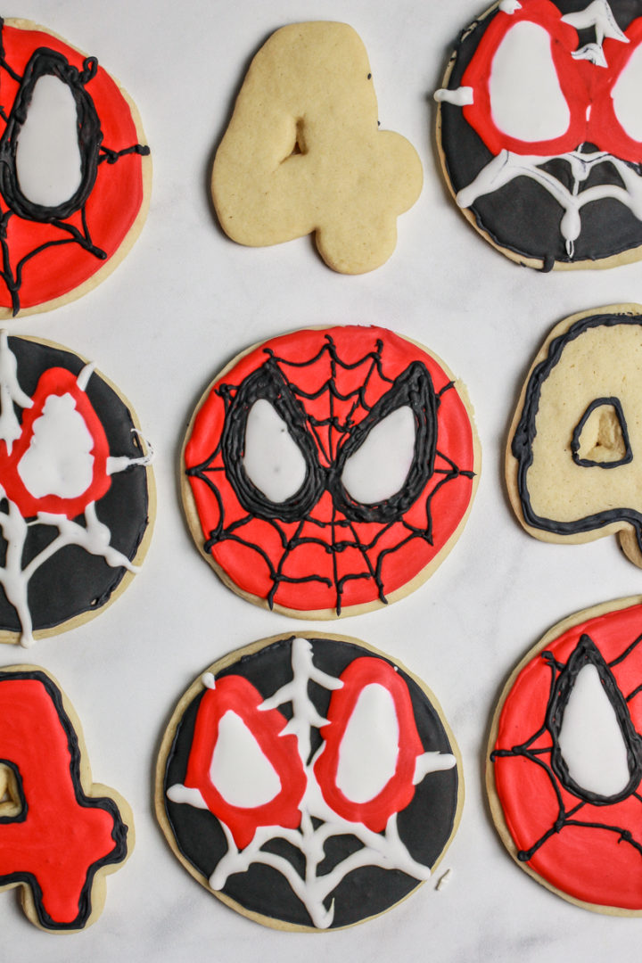 Spider-Man Sugar Cookies