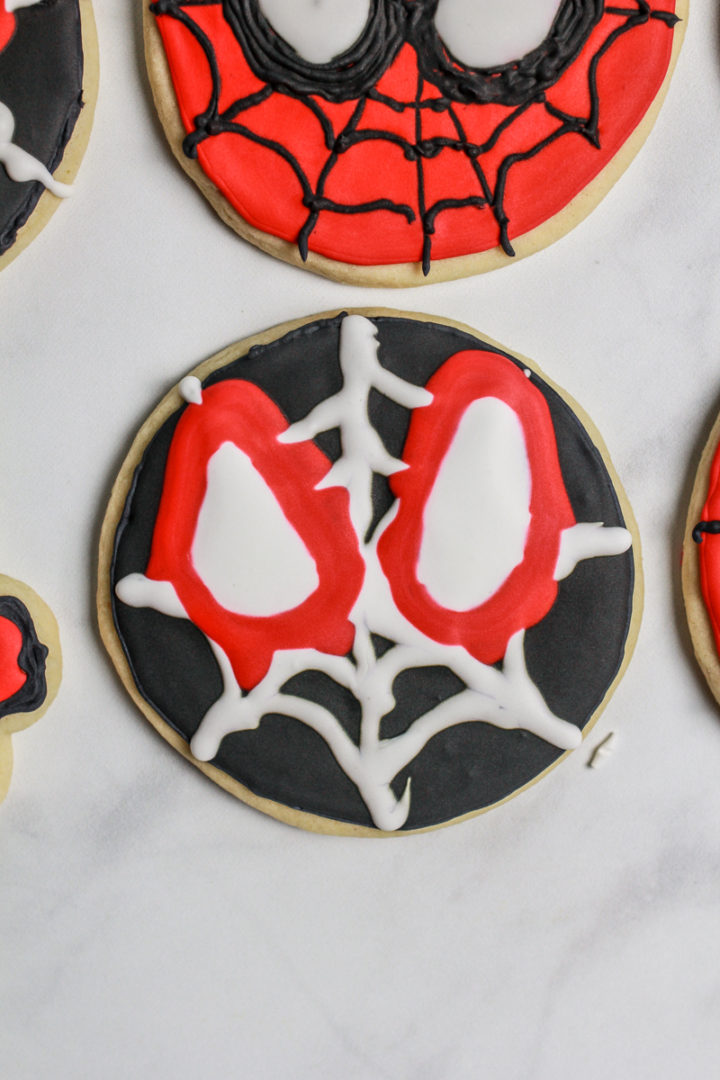 Spider-Man Sugar Cookies