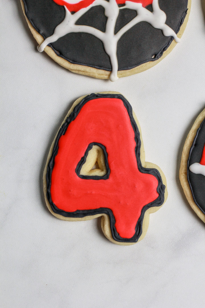 Spider-Man Sugar Cookies