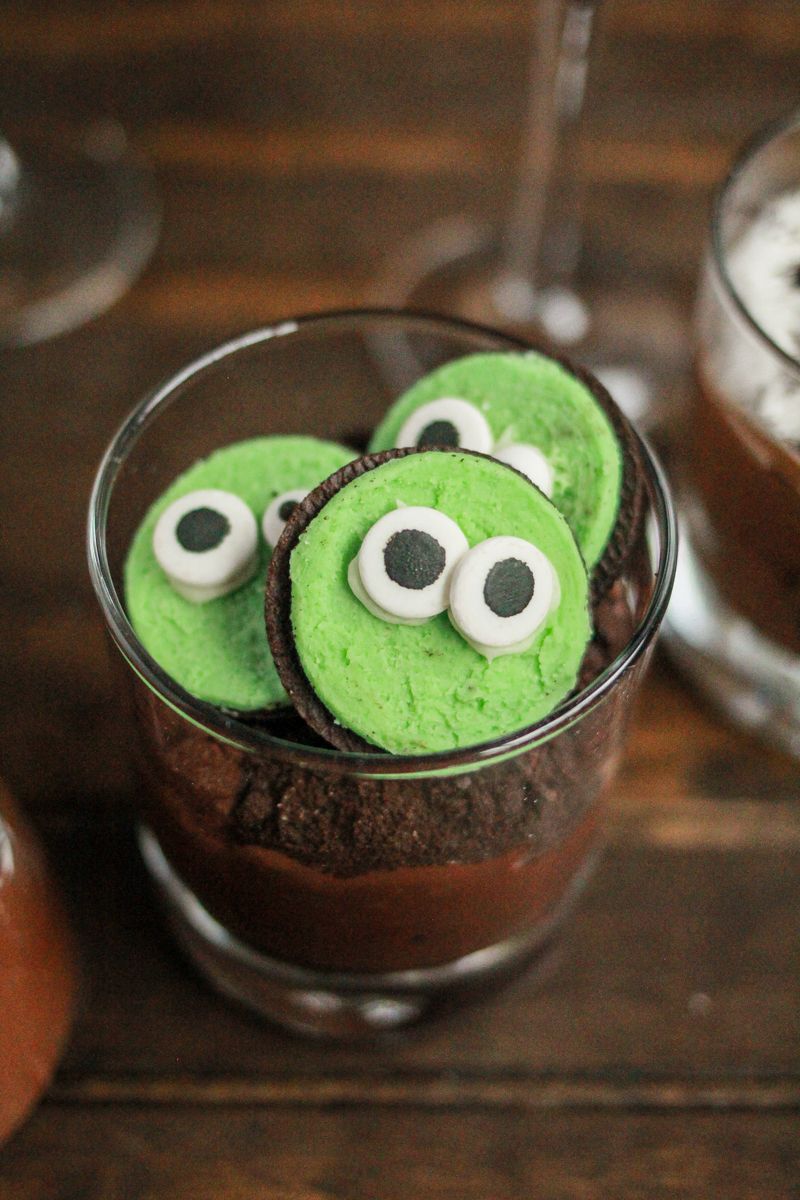 Halloween Monster Dirt Cups