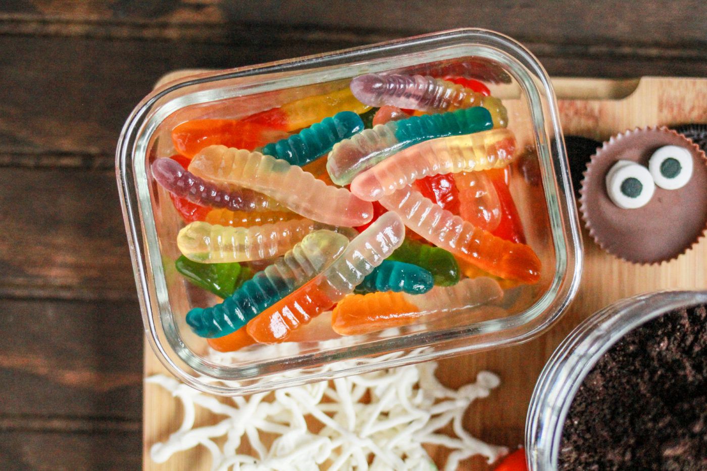 Vodka soaked worms