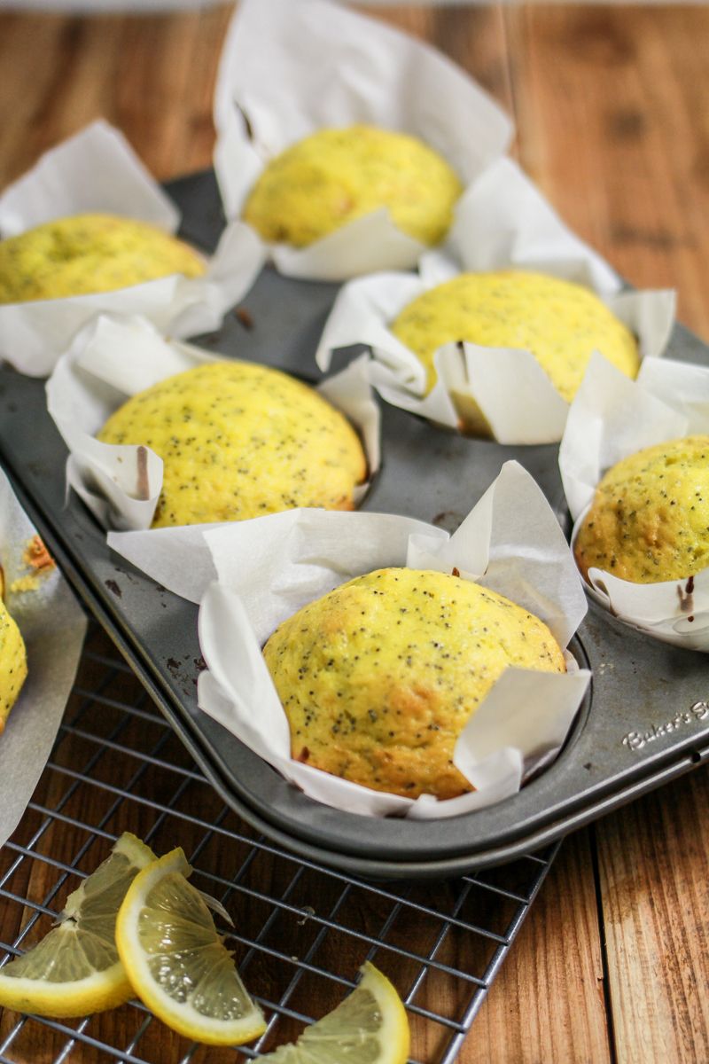 Lemon Poppyseed muffins