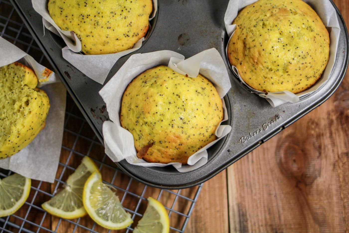 Lemon Poppyseed Muffins