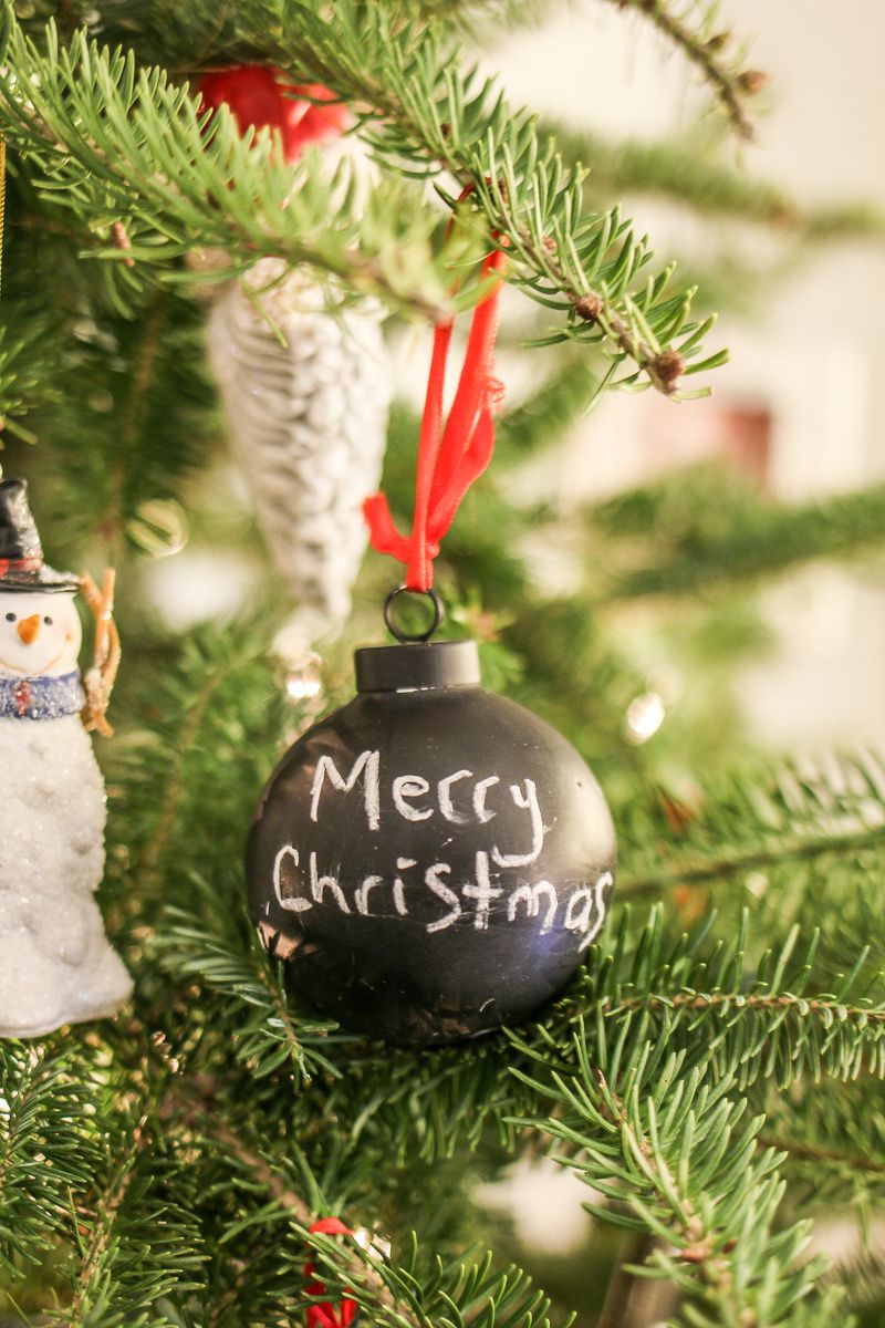 DIY Chalkboard Ornament