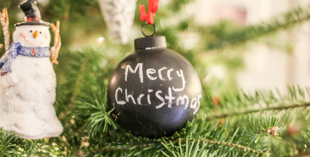 DIY Chalkboard Ornament