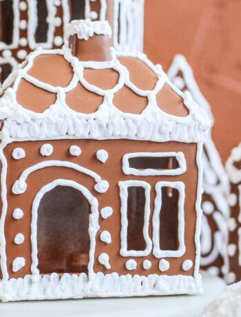 DIY Faux Gingerbread House