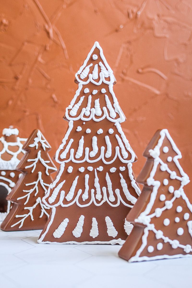 DIY Faux Gingerbread House