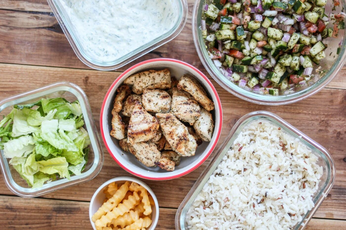 Chicken Gyro Bowls