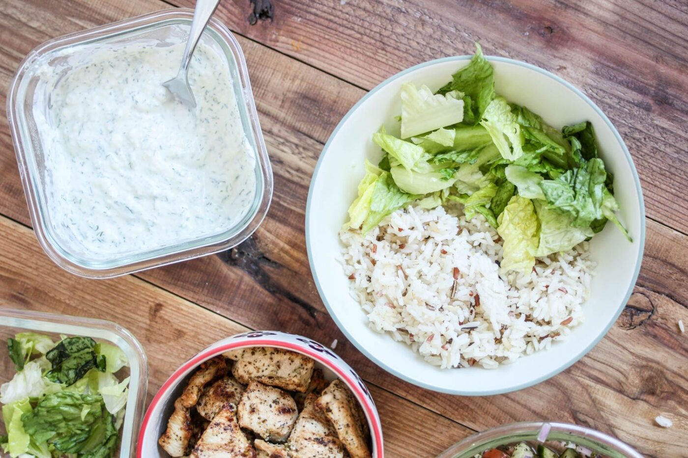 Chicken Gyro Bowls