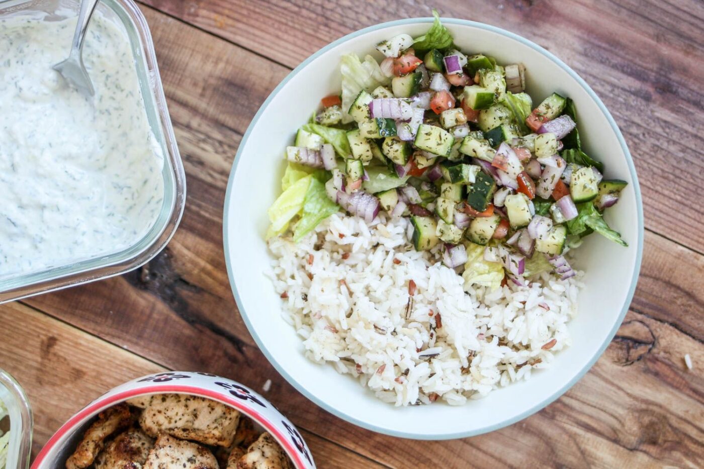 Chicken Gyro Bowls