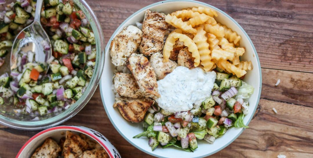 Chicken Gyro Bowls