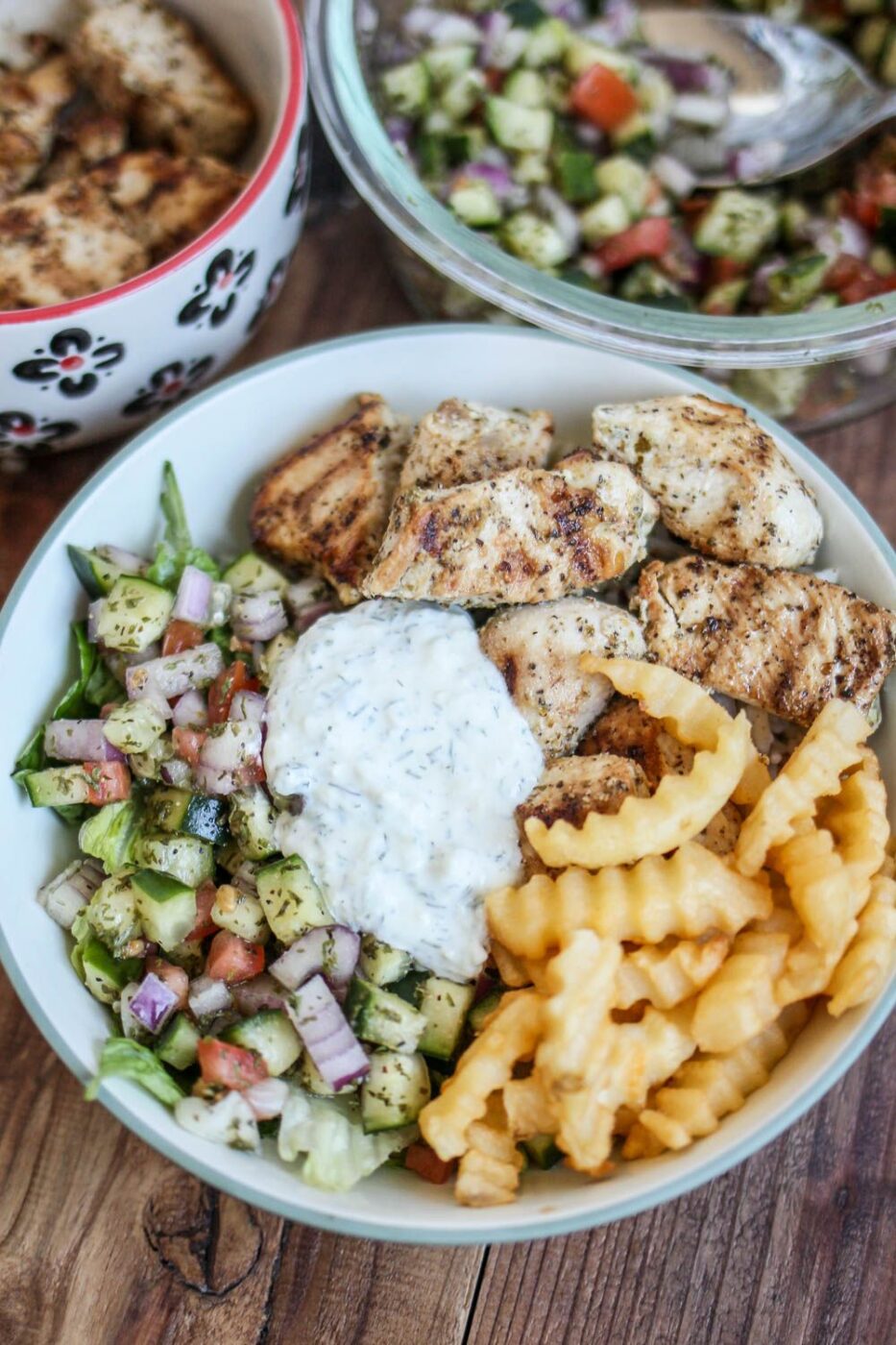 Chicken Gyro Bowls