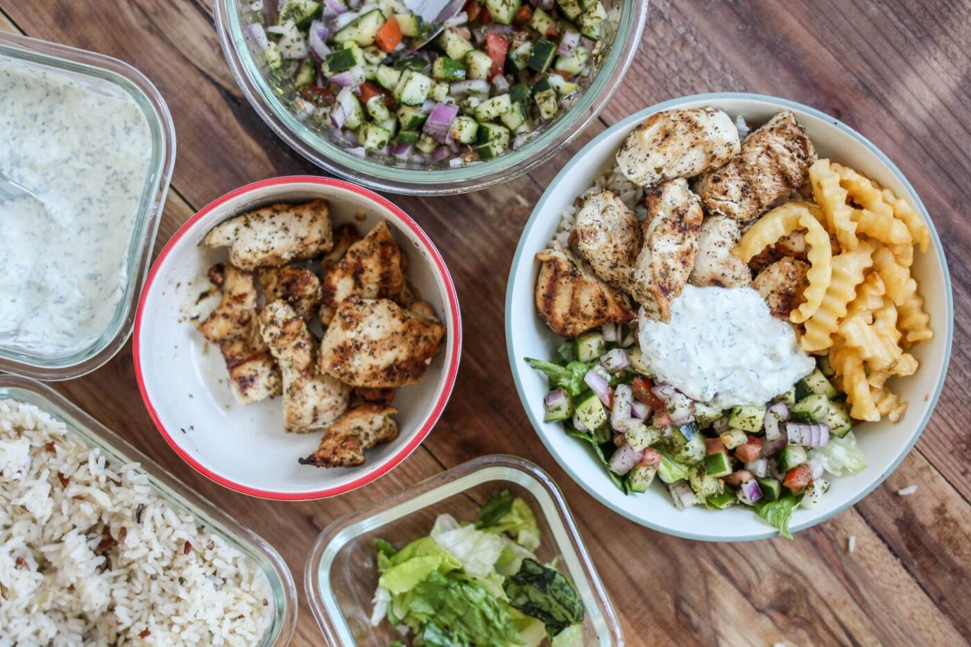 Chicken Gyro Bowls