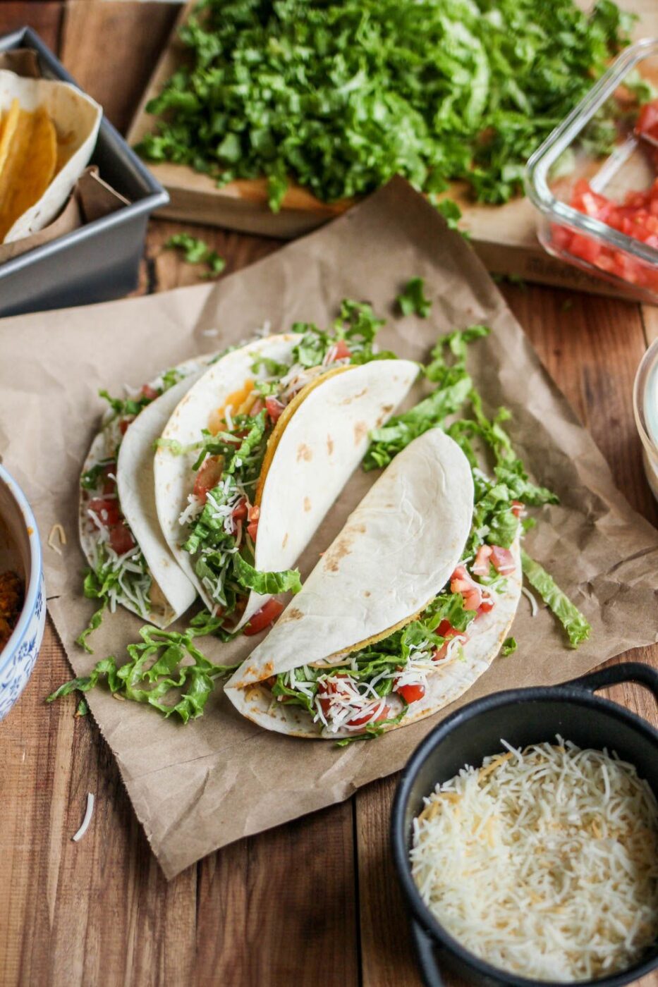 Cheesy Gordita Tacos