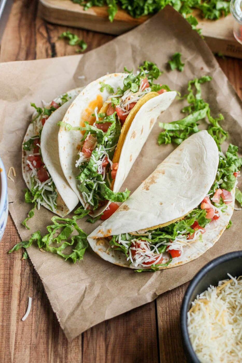 Cheesy Gordita Tacos