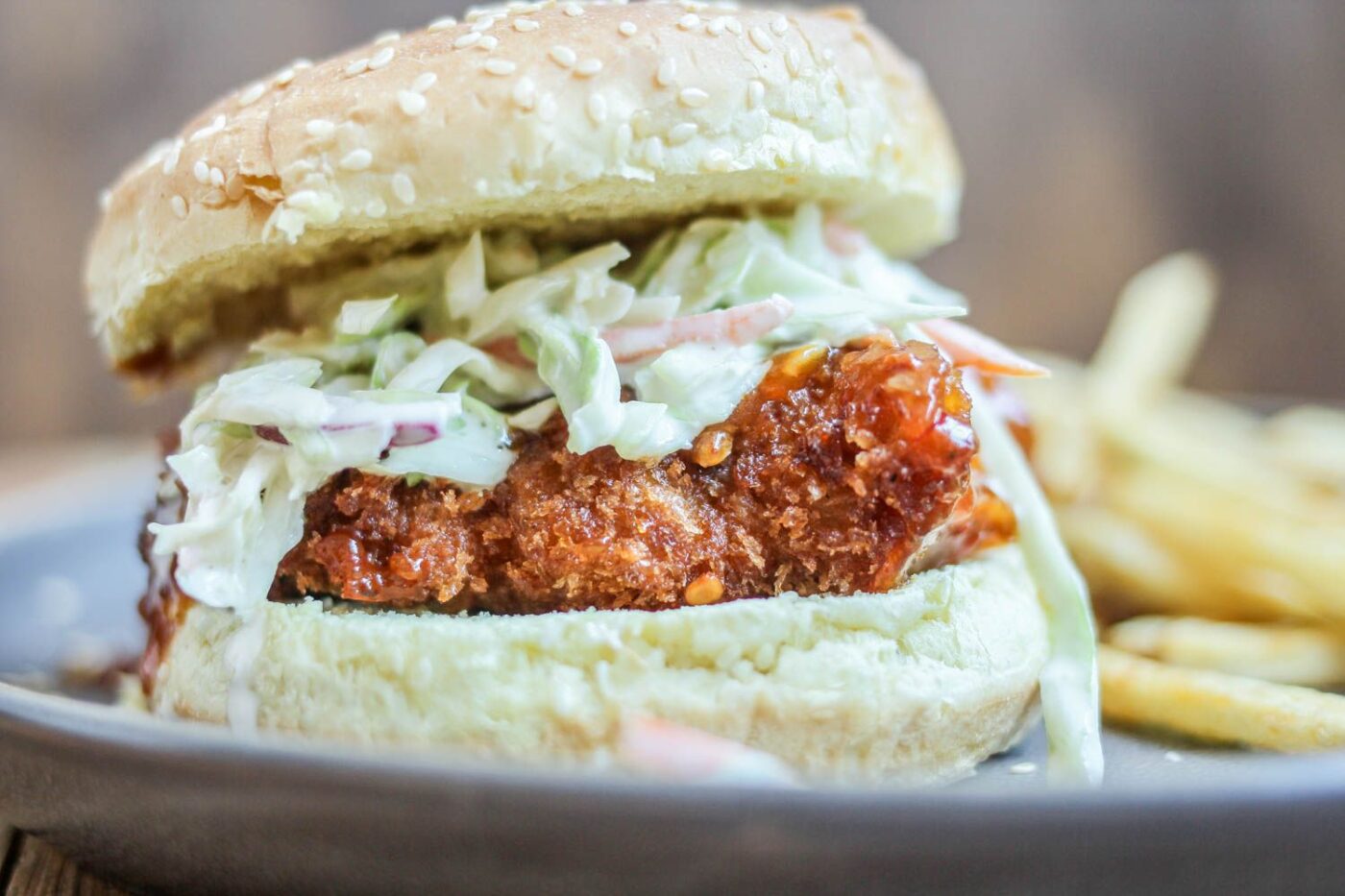 Orange Chicken Fried Chicken Sandwich