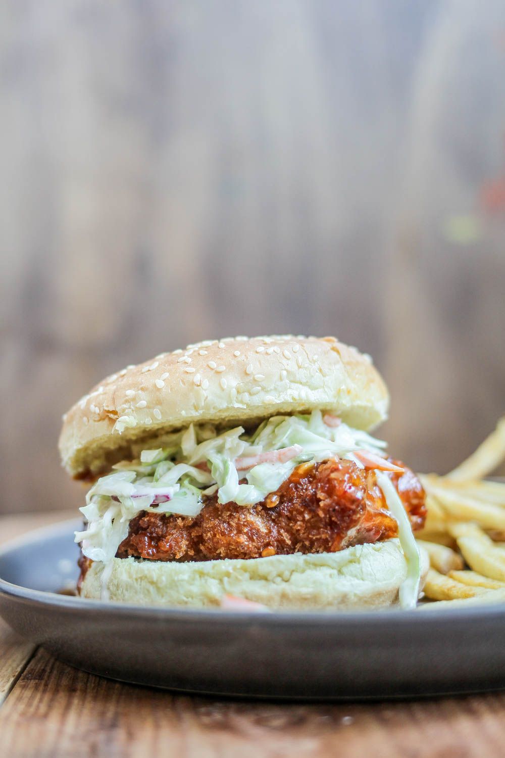 Orange Chicken Fried Chicken Sandwich