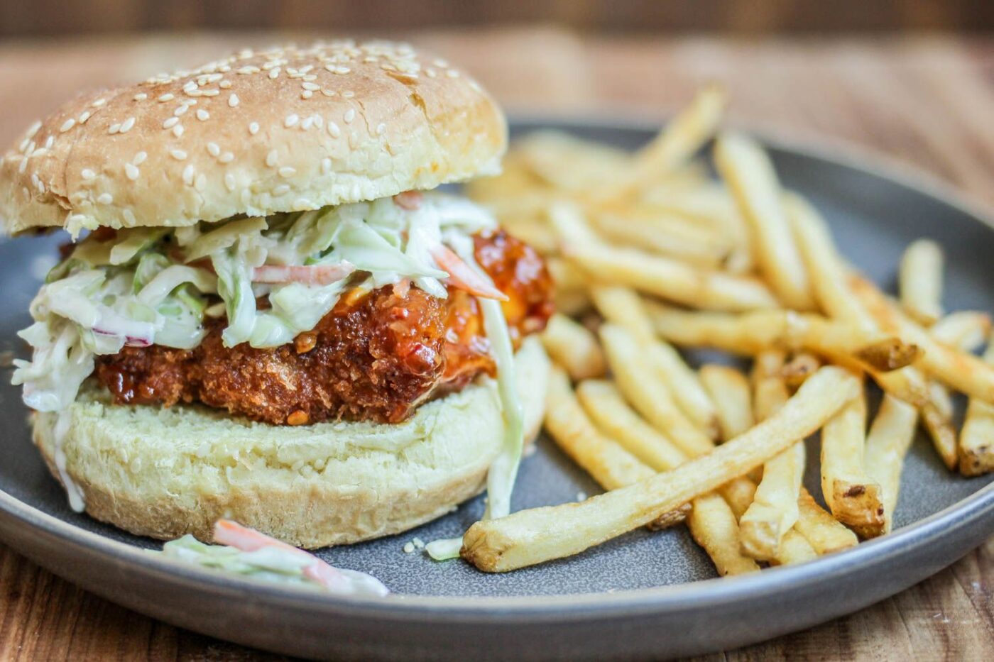 Orange Chicken Fried Chicken Sandwich