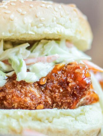 Orange Chicken Fried Chicken Sandwich