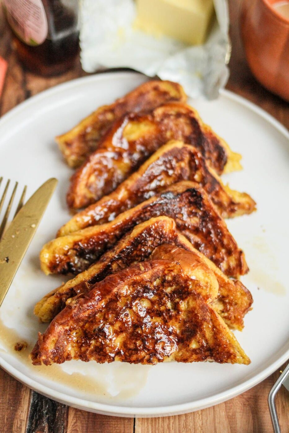 pumpkin brioche french toast