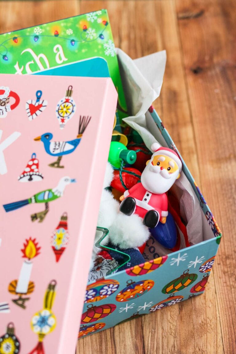 First Box Inside Sticker December First Box | Lilies and Loafers