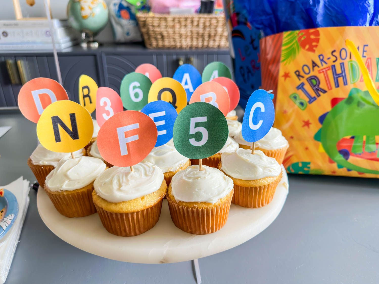 Subway Themed cupcakes