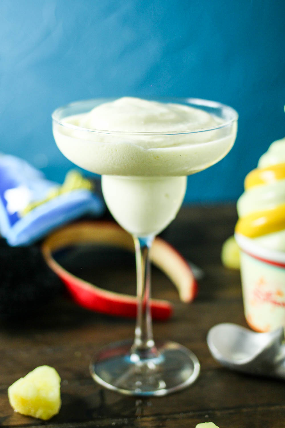 whipped pineapple margarita