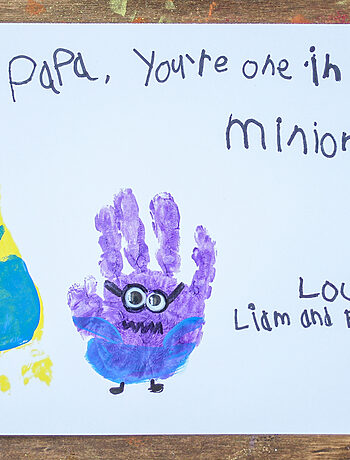 DIY Minions Card Craft