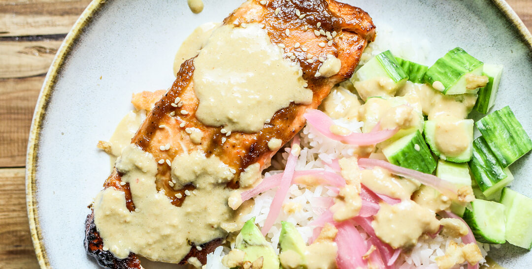 miso glazed salmon