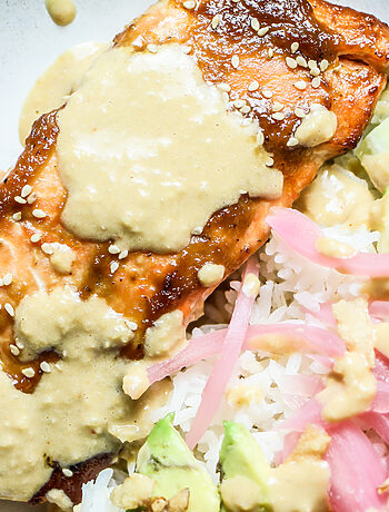 miso glazed salmon