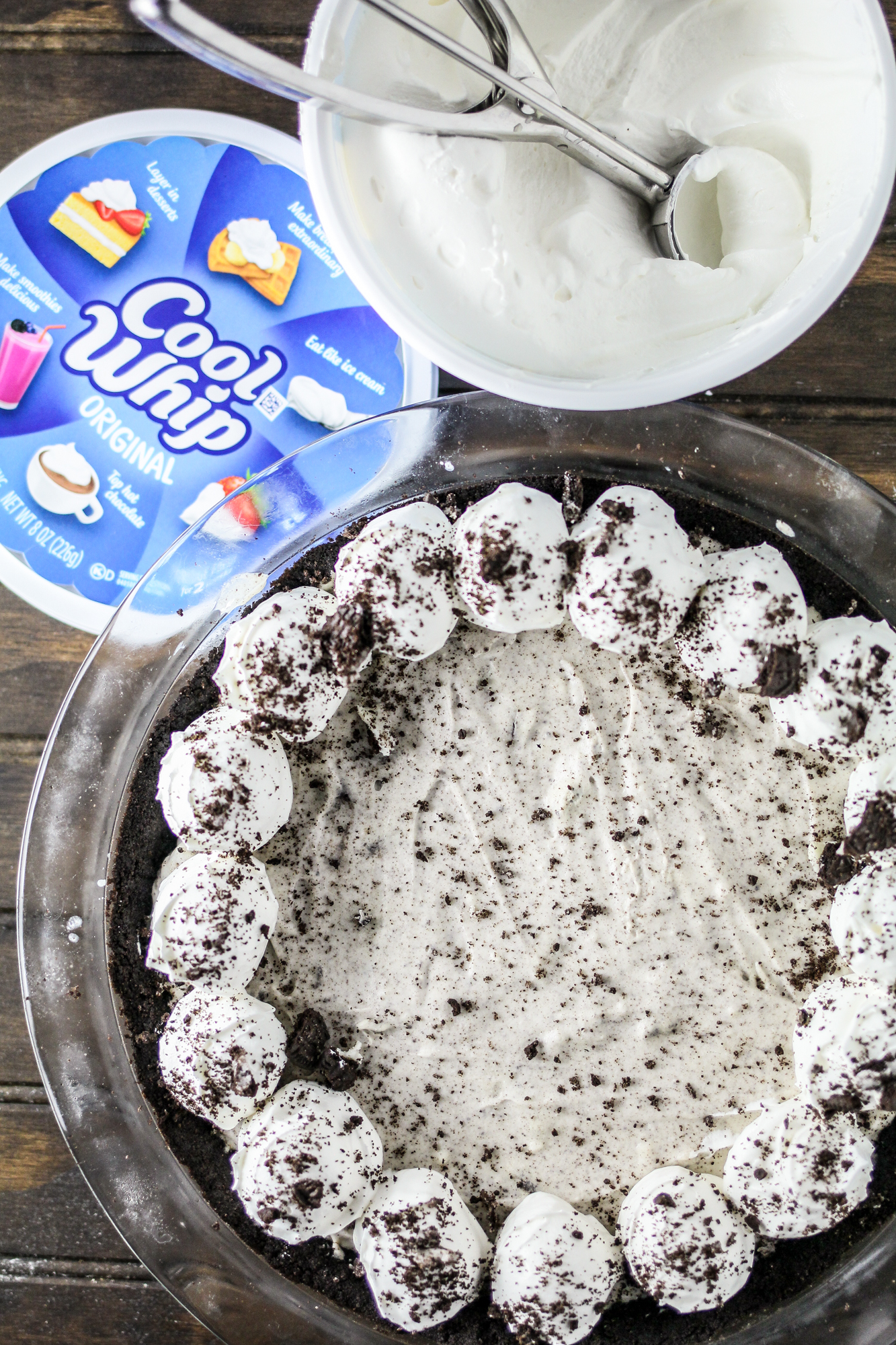 No Bake Oreo Cream Pie