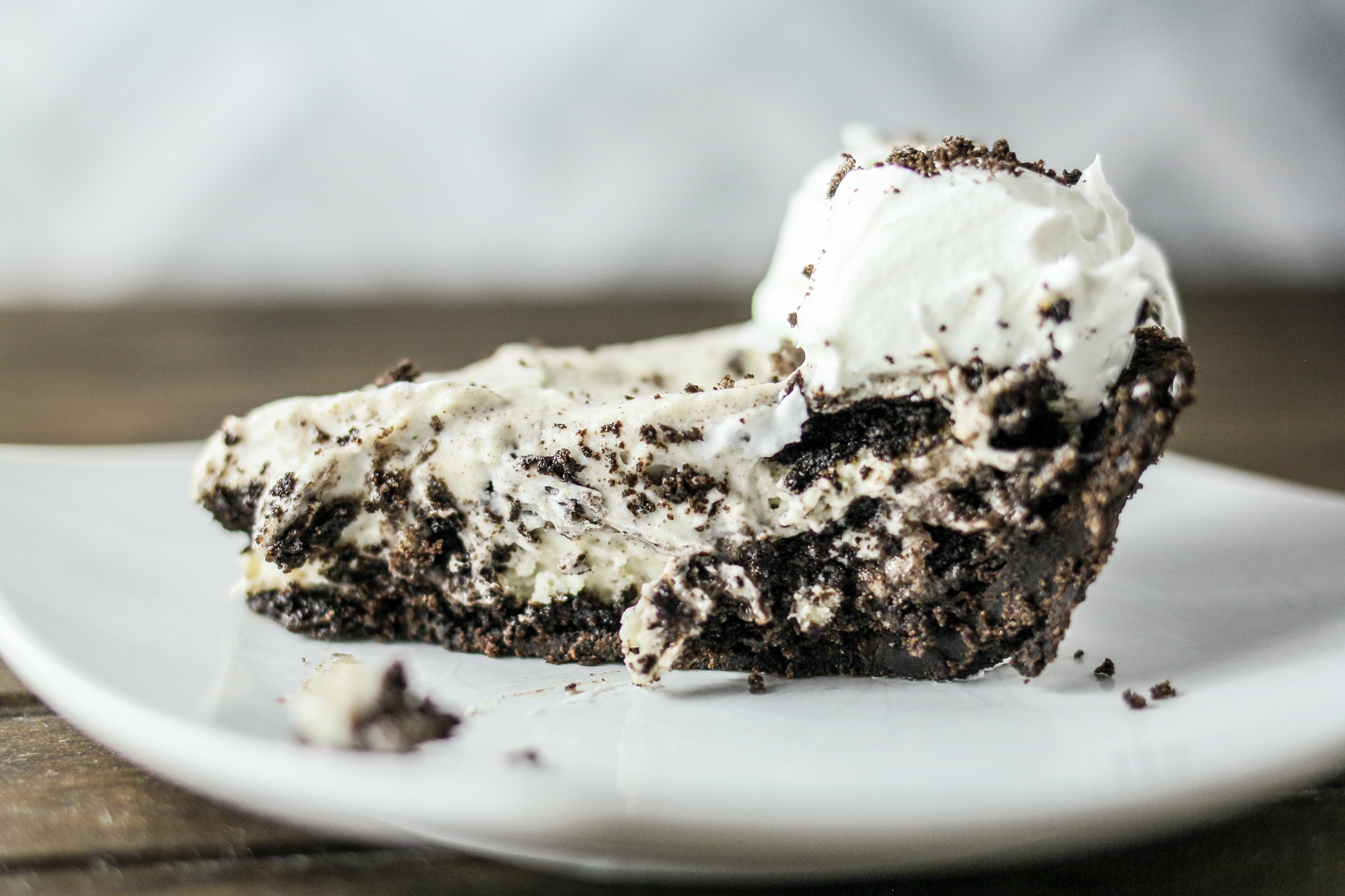 No Bake Oreo Cream Pie