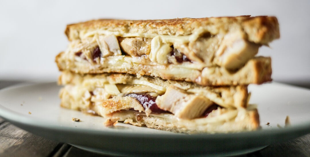 Turkey and Cranberry Grilled Cheese